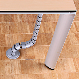 Sada s podlahovou deskou Premium, 125 cm bílá